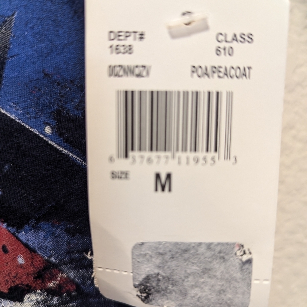 Tru Self Peacoat Patriotic T-shirt Size M NWT MSRP $30 - Picture 4 of 4